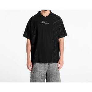 NEW PLEASURES planets polo shirt in black